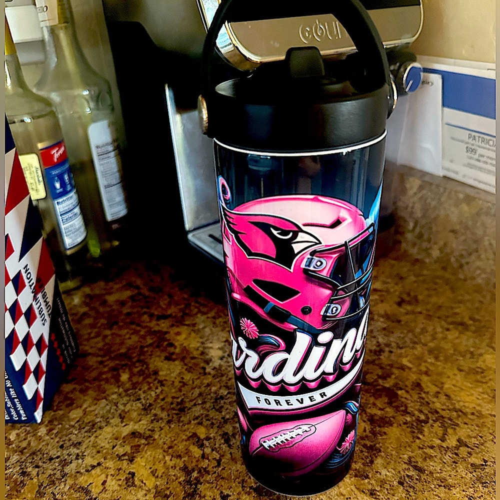 Cardinals Pink and Black Drinkware/ BRAND NEW!! Make them my self.